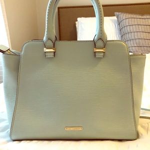 Rebecca Minkoff micro regan satchel - mint green